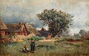 Walter Moras Blick auf Thiessow Rugen oil painting reproduction